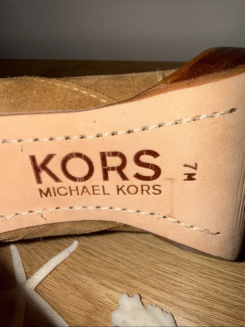 Michael Kors Suede Over-the-Knee Boots- Light Brown